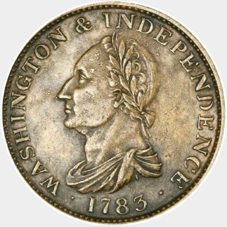 1783  One Cent obverse