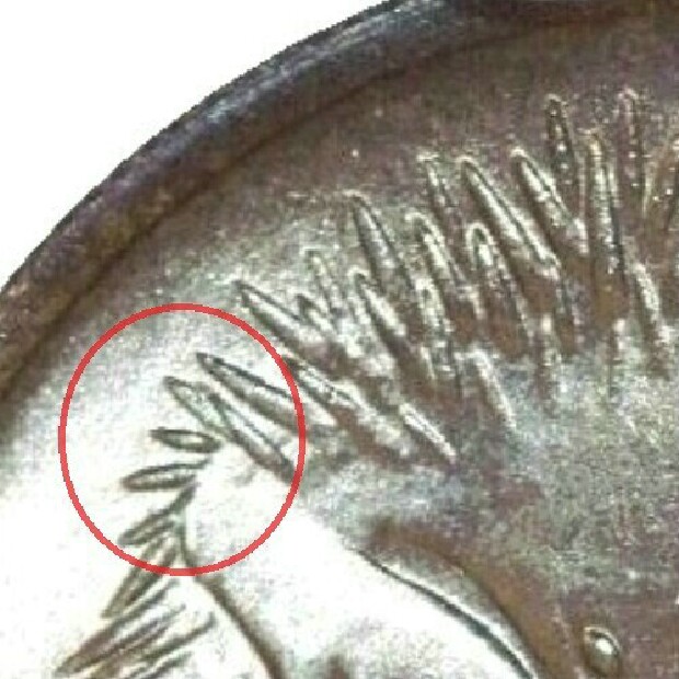 The long spine indicates minted in London.