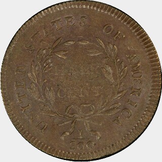 1795  Half Cent reverse
