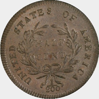 1797  Half Cent reverse