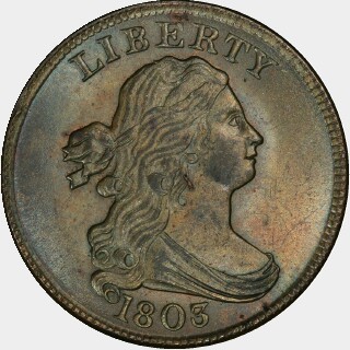 1803  Half Cent obverse