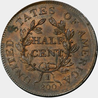 1804  Half Cent reverse