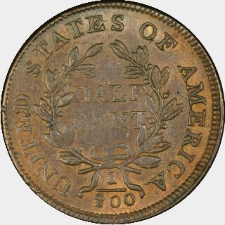 1805  Half Cent reverse