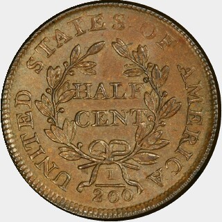 1805  Half Cent reverse