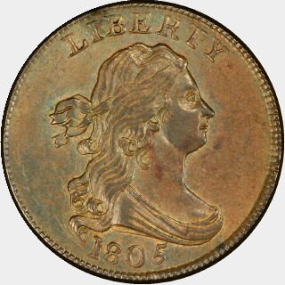 1805  Half Cent obverse