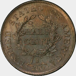 1806  Half Cent reverse