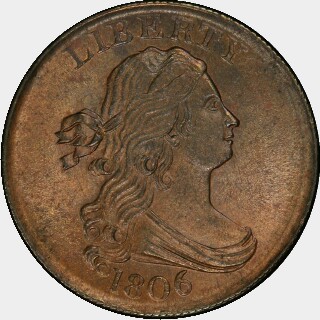 1806  Half Cent obverse