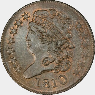 1810  Half Cent obverse