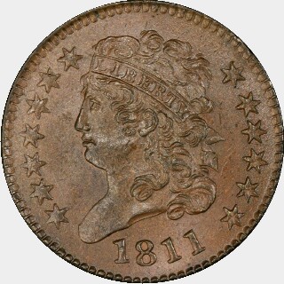 1811  Half Cent obverse