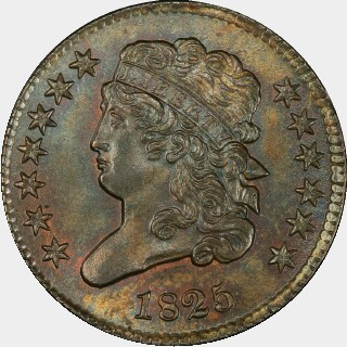 1825  Half Cent obverse