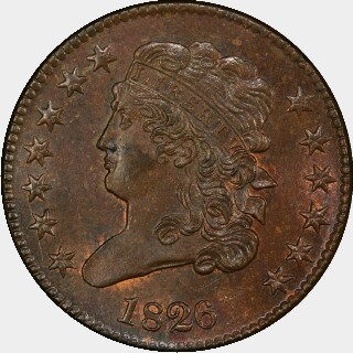 1826  Half Cent obverse