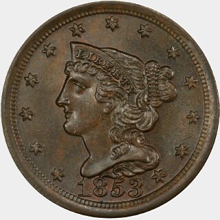 1853  Half Cent obverse