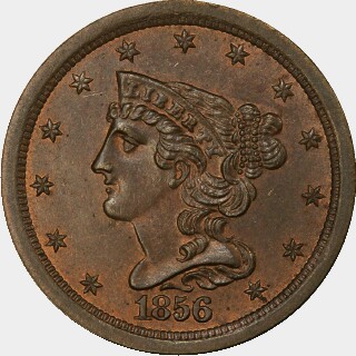 1856  Half Cent obverse
