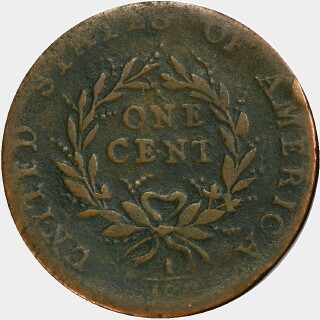 1793  One Cent reverse