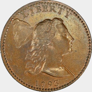 1793  One Cent obverse