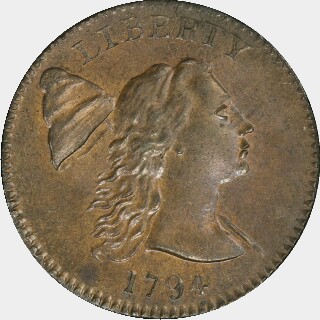1794  One Cent obverse