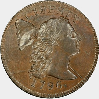 1796  One Cent obverse