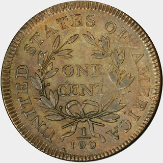 1798/7  One Cent reverse
