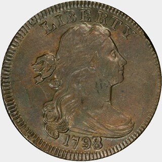 1798/7  One Cent obverse