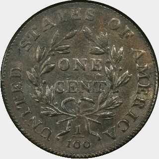 1799  One Cent reverse