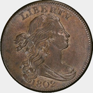 1802  One Cent obverse