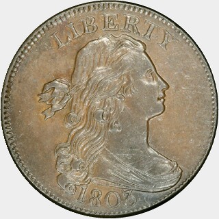 1803  One Cent obverse