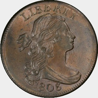 1806  One Cent obverse