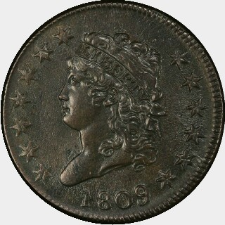 1809  One Cent obverse