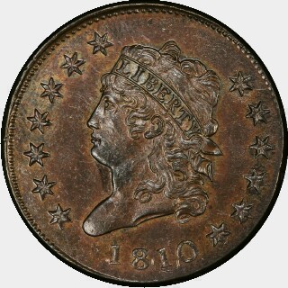 1810  One Cent obverse