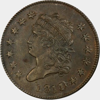 1811/0  One Cent obverse
