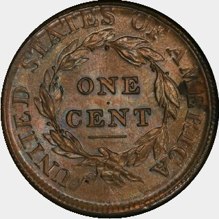 1812  One Cent reverse