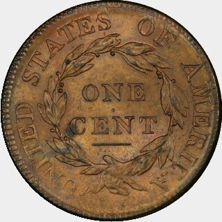 1813  One Cent reverse