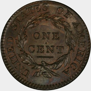 1814  One Cent reverse