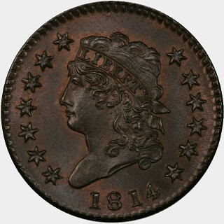 1814  One Cent obverse