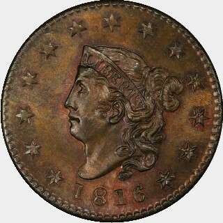1816  One Cent obverse