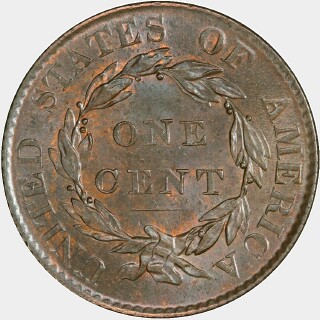 1819  One Cent reverse