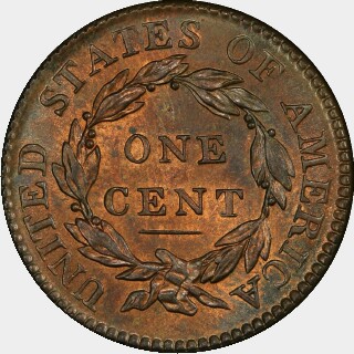 1819/8  One Cent reverse