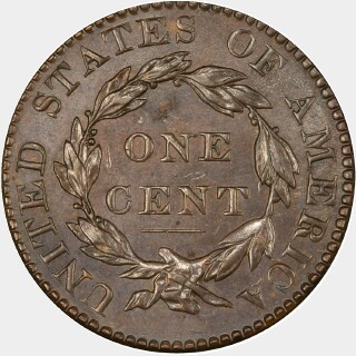 1823/2  One Cent reverse