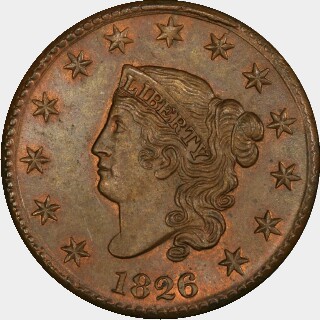 1826  One Cent obverse