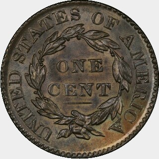 1828  One Cent reverse
