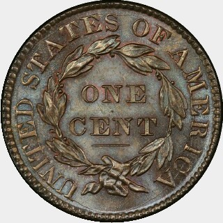 1830  One Cent reverse