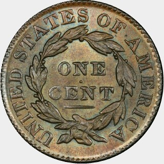 1831  One Cent reverse