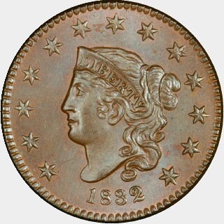 1832  One Cent obverse
