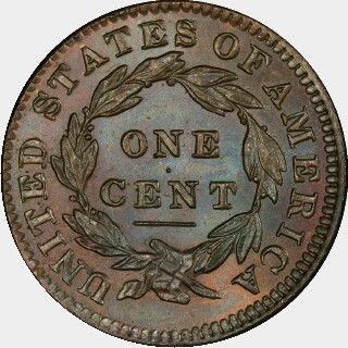 1832  One Cent reverse