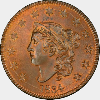 1834  One Cent obverse