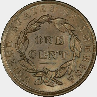 1837  One Cent reverse