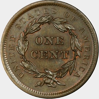 1840  One Cent reverse