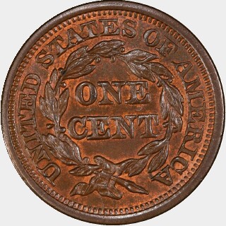 1846  One Cent reverse