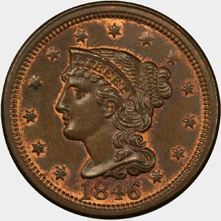 1846  One Cent obverse