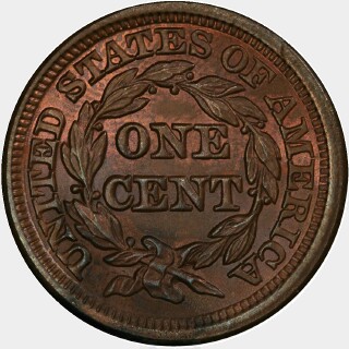 1847  One Cent reverse
